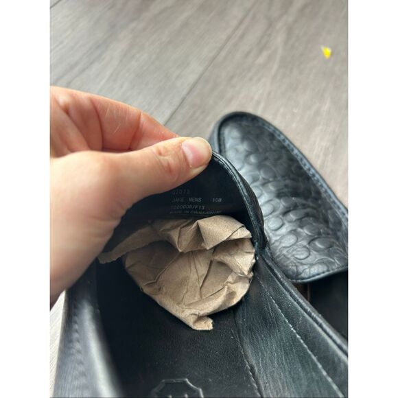 Coach men’s loafers size 10 rare real leather - Picture 3 of 8